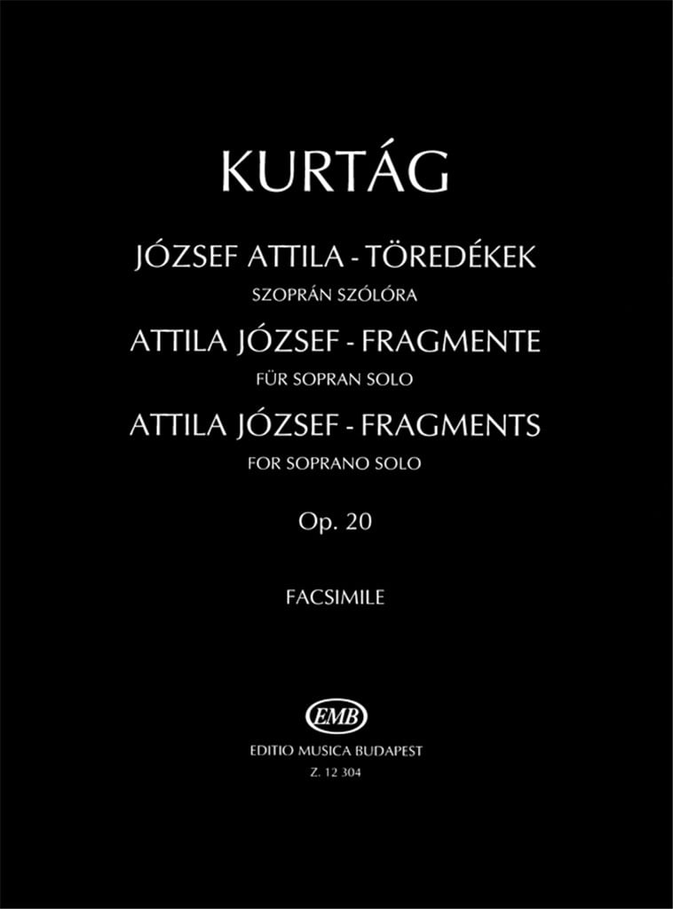 Fragments für Sopran solo op. 20